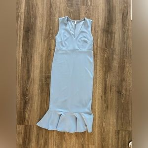 Pink Blush Maternity Dress - Fitted Flattering Mermaid